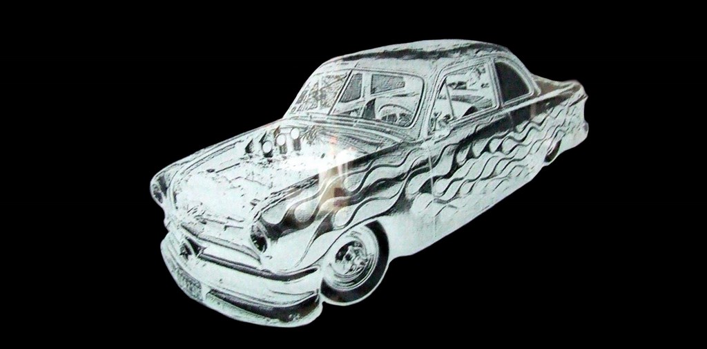 Laser etched 49 Ford Custom