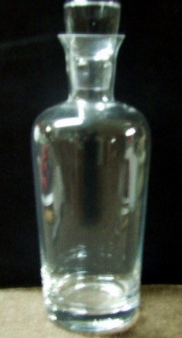 etched whiskey decanter