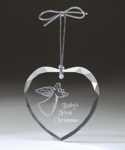 etched christmas ornament
