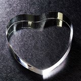 Crystal Heart Paperweight