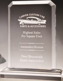 etched acrylic award