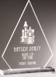etched acrylic award