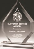 etched acrylic award