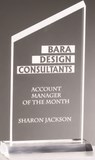 etched acrylic award