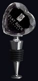 etched Crystal wine stopper