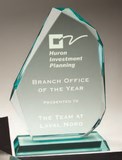 Etched glass award