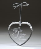 etched christmas ornament