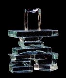 glass inukshuk
