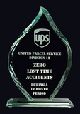 Etched glass award