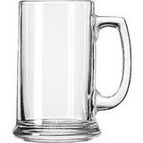 engraved glass beer stein