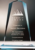 etched acrylic award